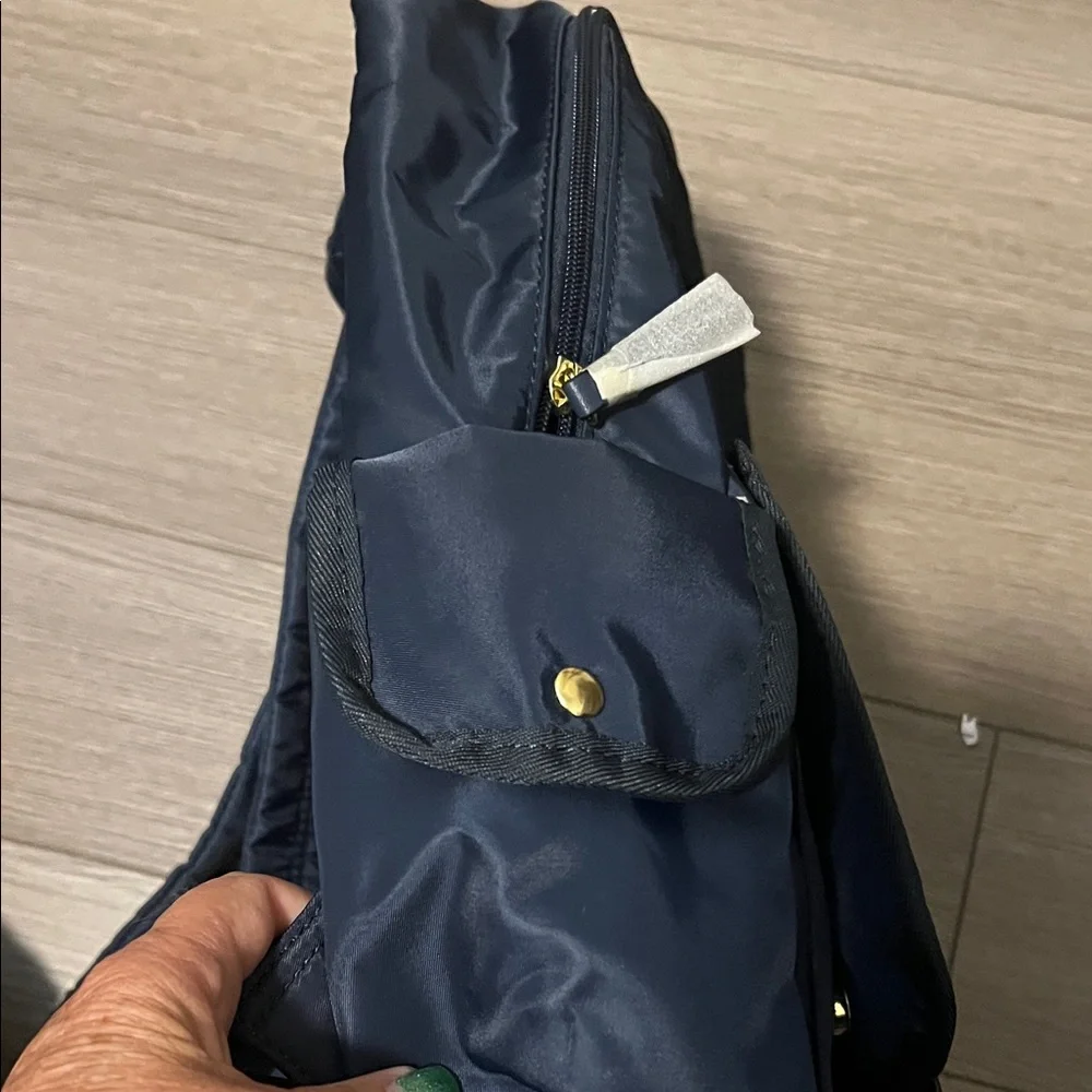 London Fog Navy Men's Backpack